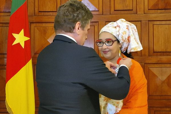 France awards the distinction of Knight of the Legion of Honour to Djaïli Amadou Amal