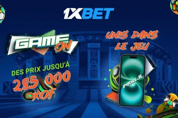 Activate Game On mode and win fabulous prizes with 1xBet!