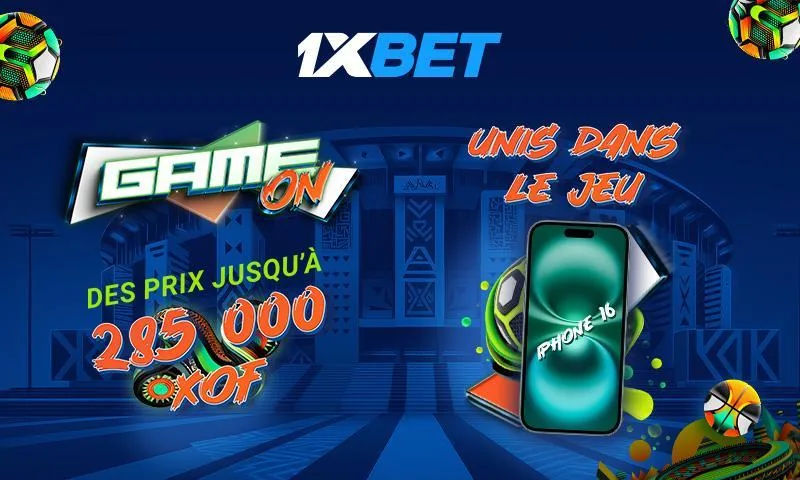 Activate Game On mode and win fabulous prizes with 1xBet!